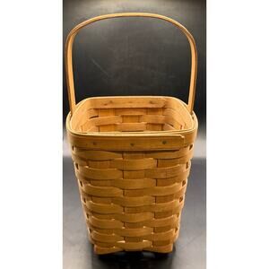 Vintage Longaberger Handwoven Basket | Storage Organizer Decor | Made in USA